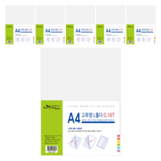 ECO Chungwoon 高透明L型夾, 60個, 透明