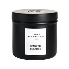 URBAN APOTHECARY 香氛蠟燭經典系列, Smoked Leather 菸草皮革, 175g, 1個
