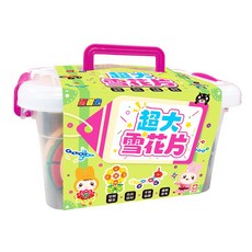 幼福 忍者兔 超大雪花片，兒童玩具，培養創造力與耐心，適用年齡: 3歲以上, 1盒