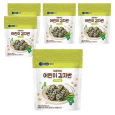 베베쿡 처음먹는 어린이 김자반, 오리지널맛, 25g, 5개