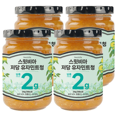 스윗비아 저당 유자민트청, 235g, 1개입, 4개