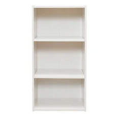 IRIS OHYAMA 愛麗思歐雅瑪 木質居家時尚三層櫃 MDB-3K, 灰白色, 1個