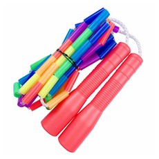 JFROPE 孩童彩色竹節跳繩, 01紅色