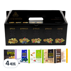 넛츠팜 건강더함 견과 버라이어티팩, 4세트