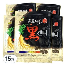 Korea Food 紅蔘黑糖果, 15入, 350g
