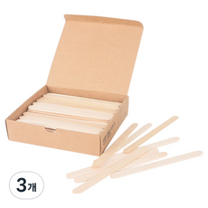 Daybyday 除毛木製刮棒 M 100入, 3個