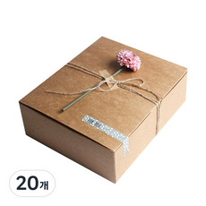 Comrade Hello Morris 牛皮紙禮物盒, 20個, 1號