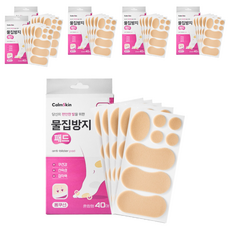캄스킨 폼쿠션 물집방지 혼합형 패드 베이지 40p, 6개