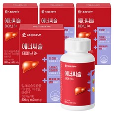 대웅제약 에너씨슬 테아닌 B+ 48g, 60정, 4개