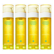 MAXCLINIC 純淨嫩亮泡沫卸妝油 清潔二合一, 110ml, 4瓶