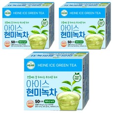 하이네 아이스 현미녹차 티백, 1.3g, 50개입, 3개