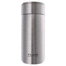 CLARE 晶鑽316真空全鋼杯, 銀色, 380cc, 1個