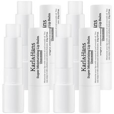 Karl & Hans 超級保濕潤唇膏無香型 3.5g, 無香味, 4支