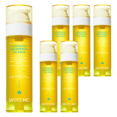 MAXCLINIC 純淨嫩亮泡沫卸妝油, 卸妝清潔二合一, 110ml, 6瓶