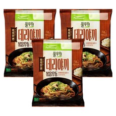 Pulmuone 圃美多 照燒烏龍麵, 193克, 3個
