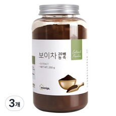 우리가스토리 20배농축 보이차 추출 분말가루, 250g, 1개입, 3개