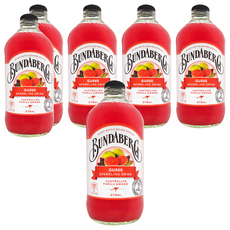 BUNDABERG 賓德寶 紅心芭樂風味氣泡飲, 375ml, 6瓶