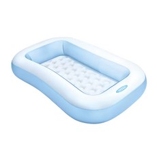 INTEX 豪華方形戲水池, 藍色, 1個