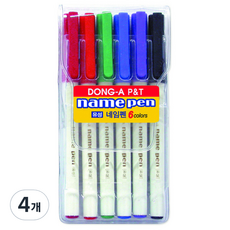 DONG-A 鉛筆姓名筆組, 混合顏色, 4套