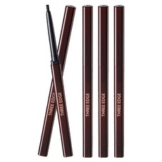 더샘 쓰리 엣지 펜슬 아이라이너 0.25g, 01 블랙, 4개