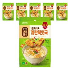 Pulmuone 圃美多 明太魚乾蛋花湯 5包入, 6袋, 30g