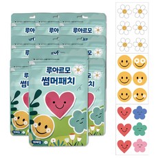 루아르모 썸머패치 날벌레 기피제 스티커 18매입, 혼합색상, 10개