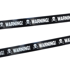 PARTYSHOW 萬聖節裝飾警示帶, 黑色2號, 2個