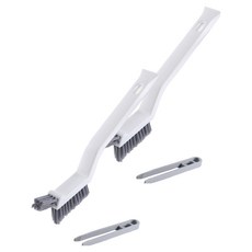 摩登More 縫隙刷 浴室 窗戶 多用途 廁所 清潔刷, 2個, 白色