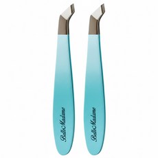 BELLE MADAME 貝麗瑪丹 Cutting Tweezers 多功能修剪夾 適用於角質層/眉毛, 2個, 0077-22