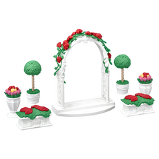 epoch森林家族 town花卉拱門組, 浪漫花卉裝飾，打造夢幻童話世界, 1入