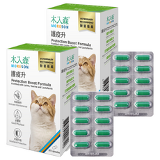 MORESON 木入森 貓咪護疫升, 幫助敏感舒緩, 貓咪健康防護網, 免疫維持, 30顆, 2盒