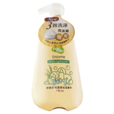 nac nac 酵素奶瓶蔬果洗潔慕斯, 700ml, 1瓶