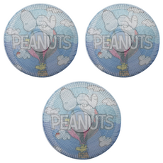 收納王妃 史努比電風扇防塵安全罩 40cm, 熱氣球 藍色, 3個