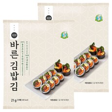 baredagimseonsaeng 飯捲用海苔 10片入, 21g, 2包