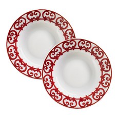 HERMES 愛馬仕 Balcon 湯盤 011113P 22cm, 混合色, 2個, 單品