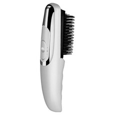 Nika 電動舒壓按摩梳 紅光震動髮梳 輕便好攜帶, 1個, 白色, HA1132