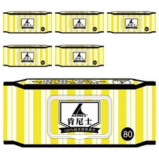 KENNEX 肯尼士 100%純水幼兒濕巾 加蓋設計, 80張, 6包