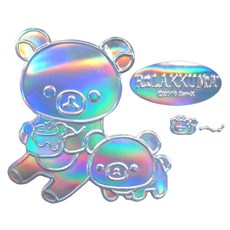 San-X 1張 汽車貼紙, 拉拉熊 彩紅色