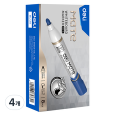 deLi 得力 多用途白板筆 白板馬克筆 2.0mm, 32個, 藍色