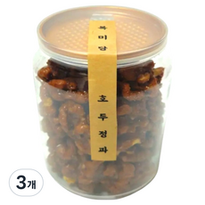 복미당 프리미엄 수제 호두정과 캔포장, 100g, 3개