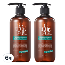 로더렛 인 잉글랜드 컬러핏 파우더리 브리즈 탈모 샴푸, 500ml, 6개