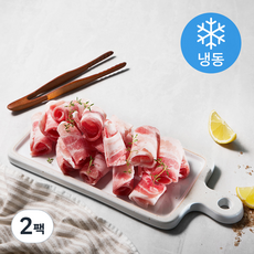 생생포크 한돈 대패 삼겹살 구이용 (냉동), 500g, 2팩