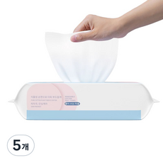 바페 팝업타입 일회용 페이스 타올, 100매, 5개