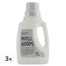 Refill Good 洗衣精補充瓶 1L, 單一顏色, 3個