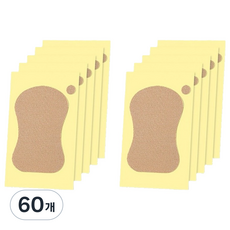 이츠굿텐 겨드랑이 땀흡수 패드 스티커, 60개