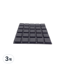 防滑橡膠腳墊 緩衝墊 橡膠底座 A0044, 3個, 黑色