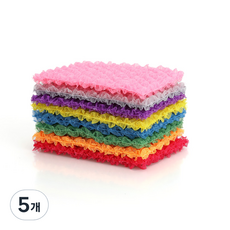 壓花菜瓜布組, 8件, 5個