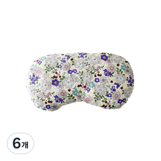 안대형 팥 눈찜질팩 천연 핫팩 은은한들꽃, 1개입, 6개