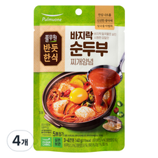 Bandeuthansik 圃美多 蛤蜊嫩豆腐鍋調味醬, 140g, 4個