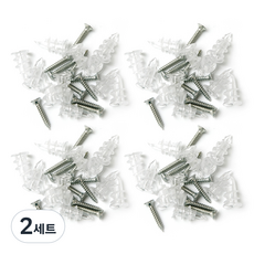 ZioBiz 石膏板開錨100p+片100p一套, 2組